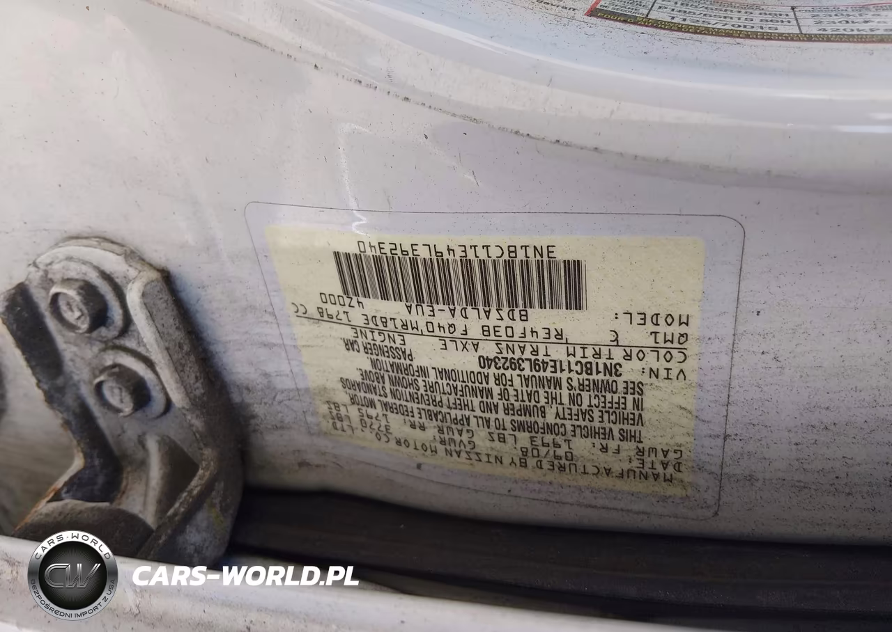 2009 Nissan Versa 1.8S VIN:3N1BC11E49L392340 - 9