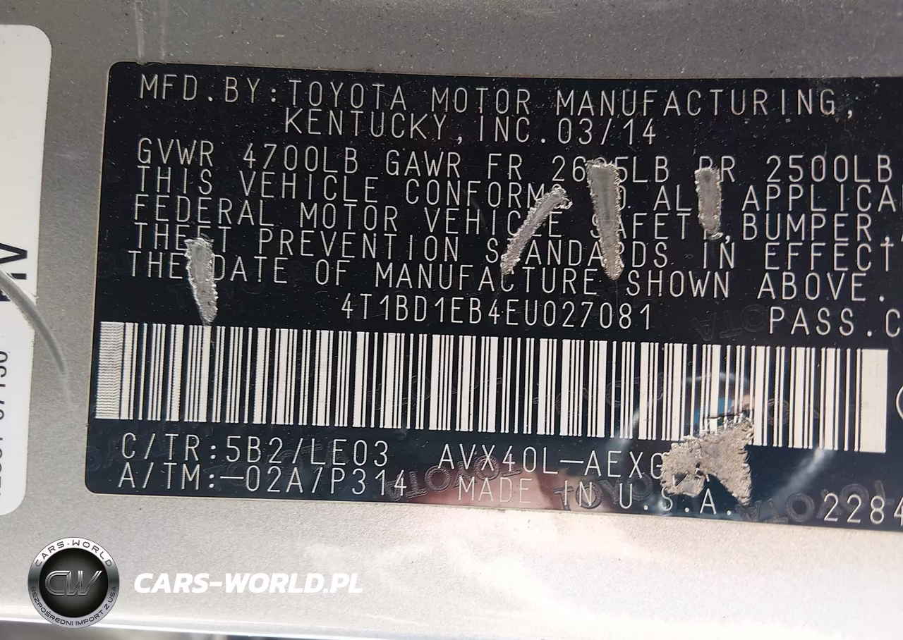 2014 Toyota Avalon Hybrid Xle Touring VIN:4T1BD1EB4EU027081 - 9