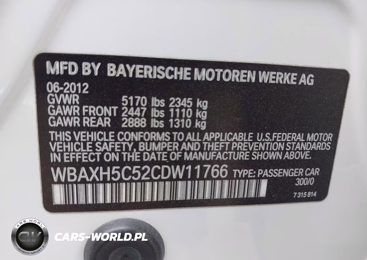 2012 BMW 528I xDrive VIN:WBAXH5C52CDW11766 - 9