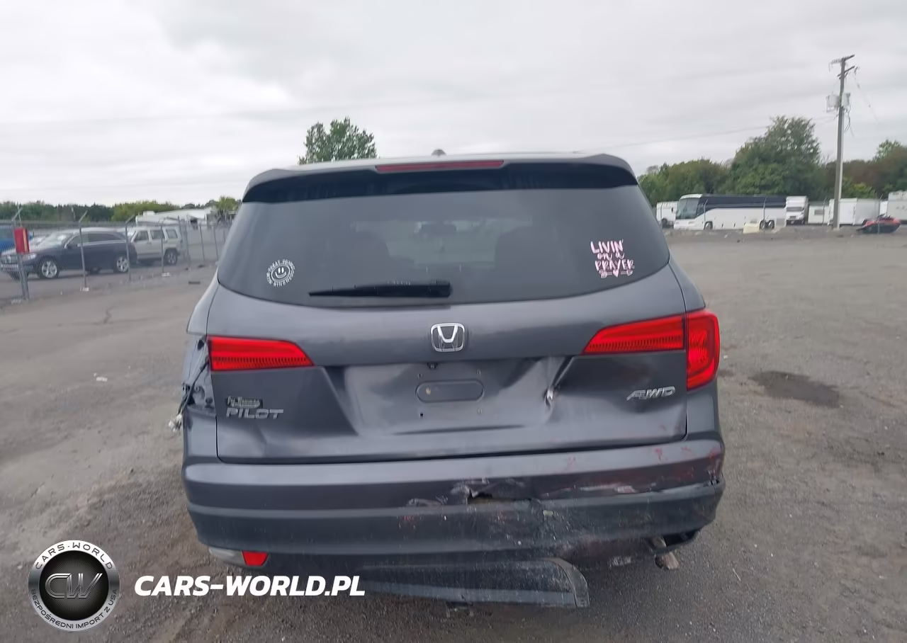 2017 Honda Pilot Ex-L VIN:5FNYF6H50HB072026 - 17