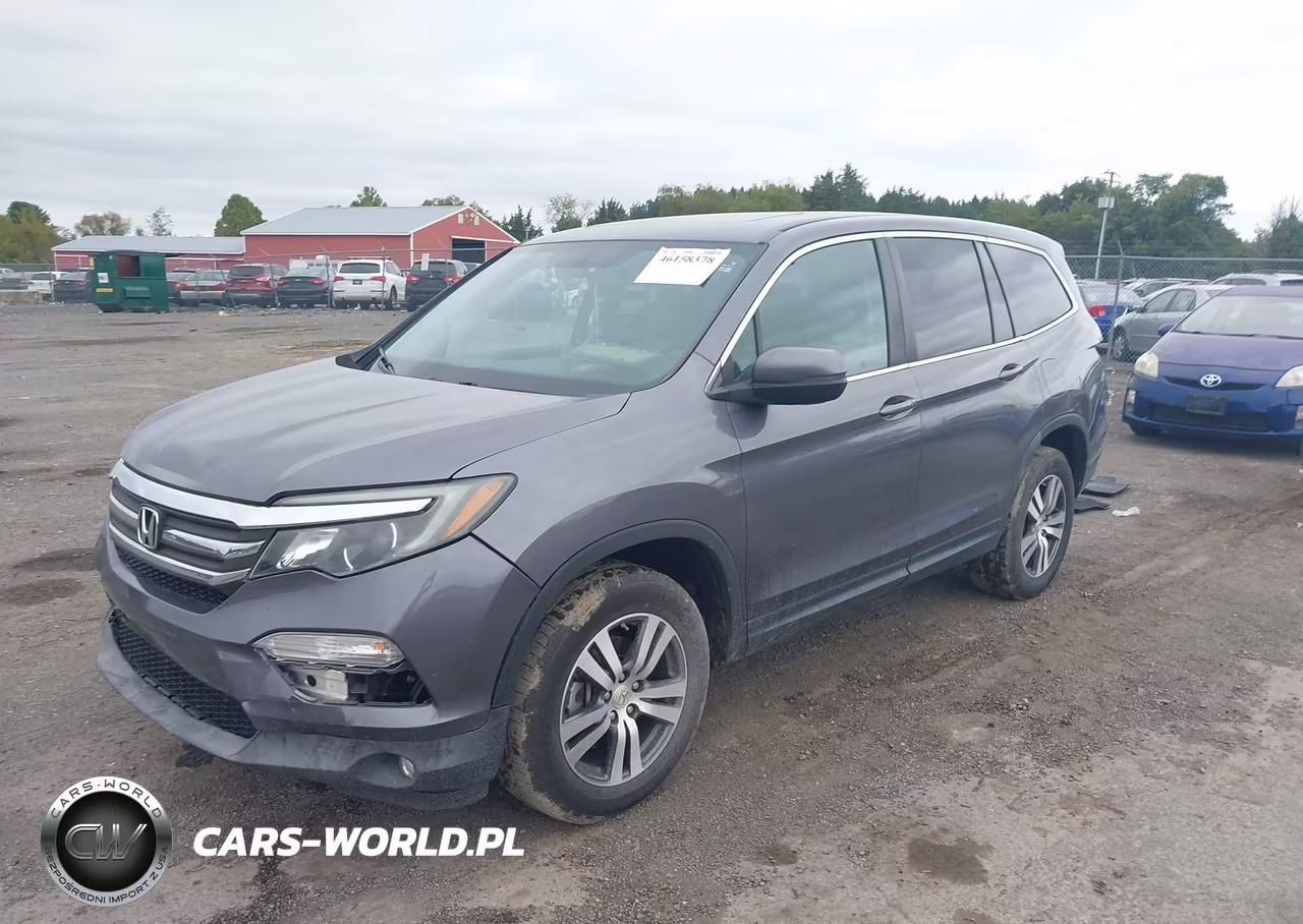 2017 Honda Pilot Ex-L VIN:5FNYF6H50HB072026 - 2