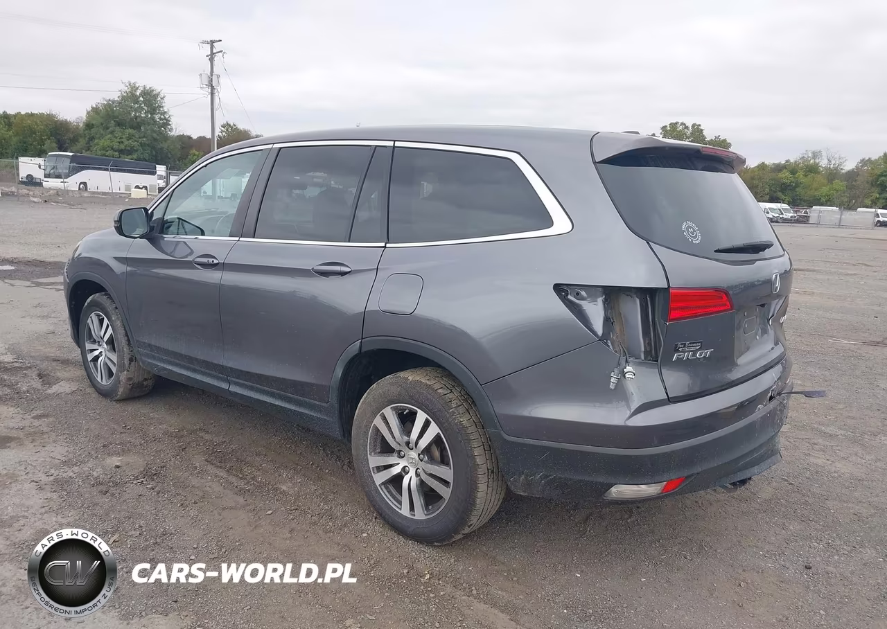 2017 Honda Pilot Ex-L VIN:5FNYF6H50HB072026 - 3