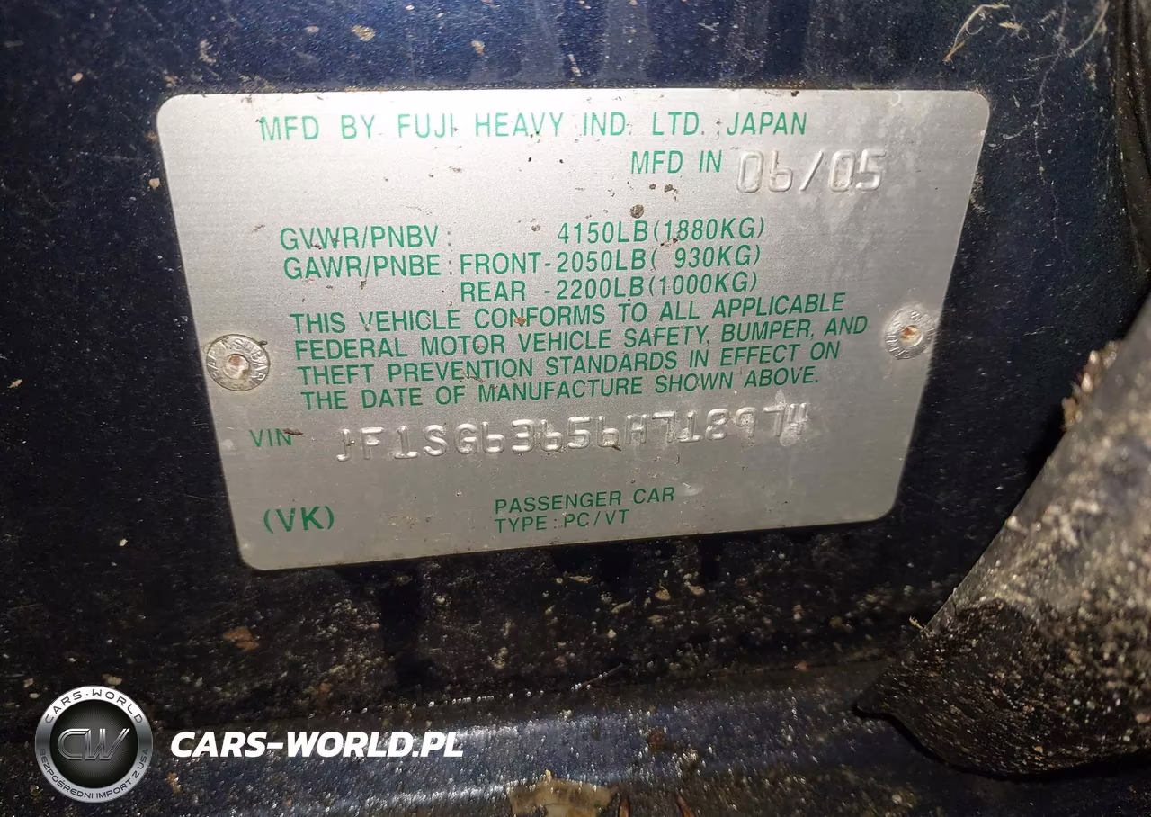 2006 Subaru Forester 2.5X VIN:JF1SG63656H718974 - 9