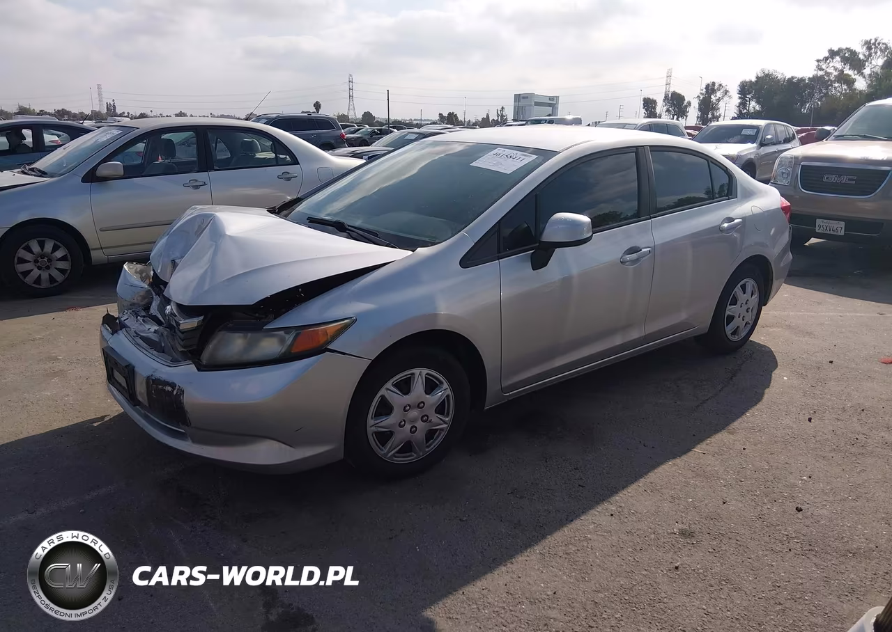 2012 Honda Civic Lx VIN:2HGFB2F55CH600842 - 2