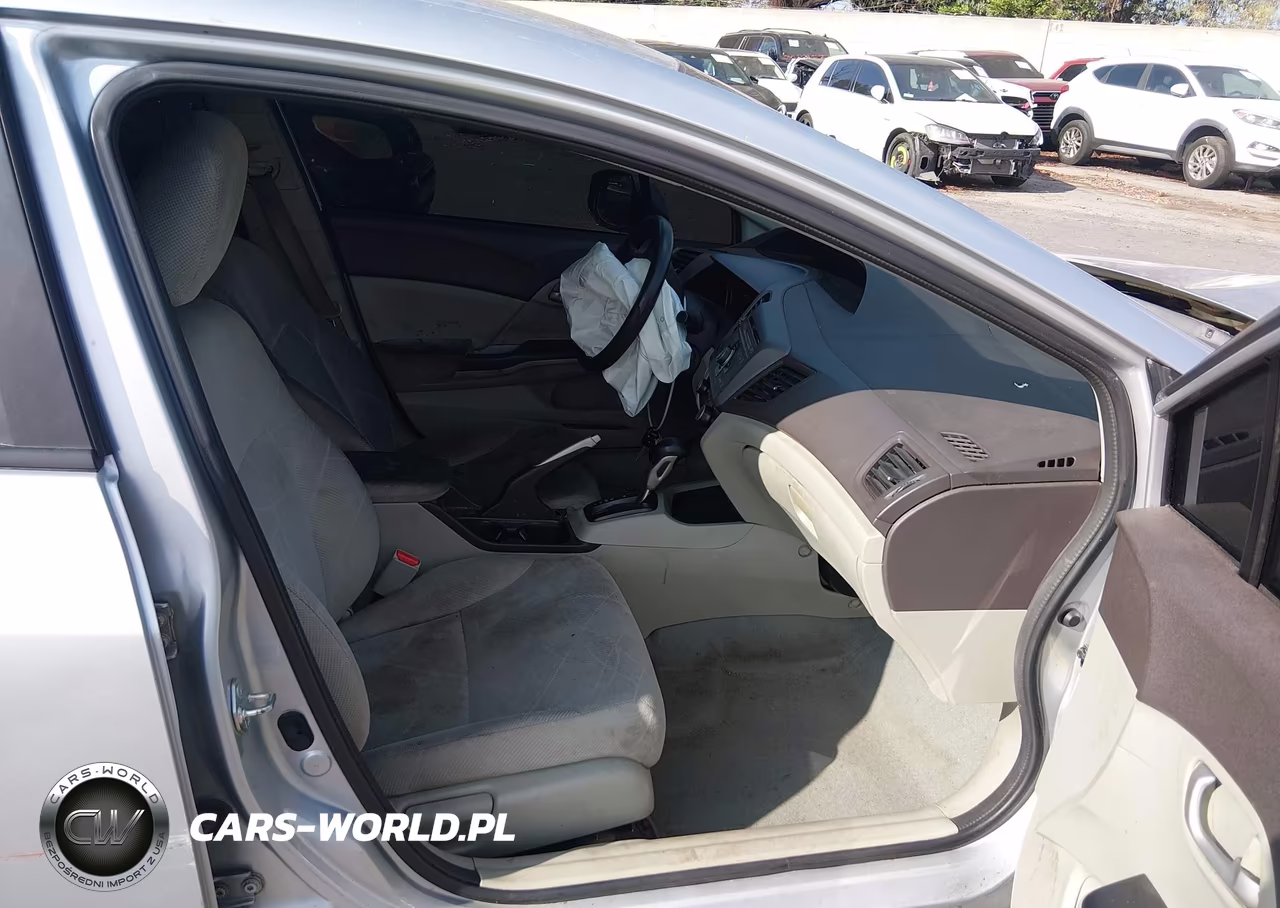2012 Honda Civic Lx VIN:2HGFB2F55CH600842 - 5