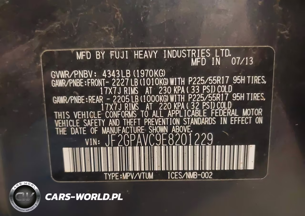 2014 Subaru Xv Crosstrek 2.0I Premium VIN:JF2GPAVC9E8201229 - 9