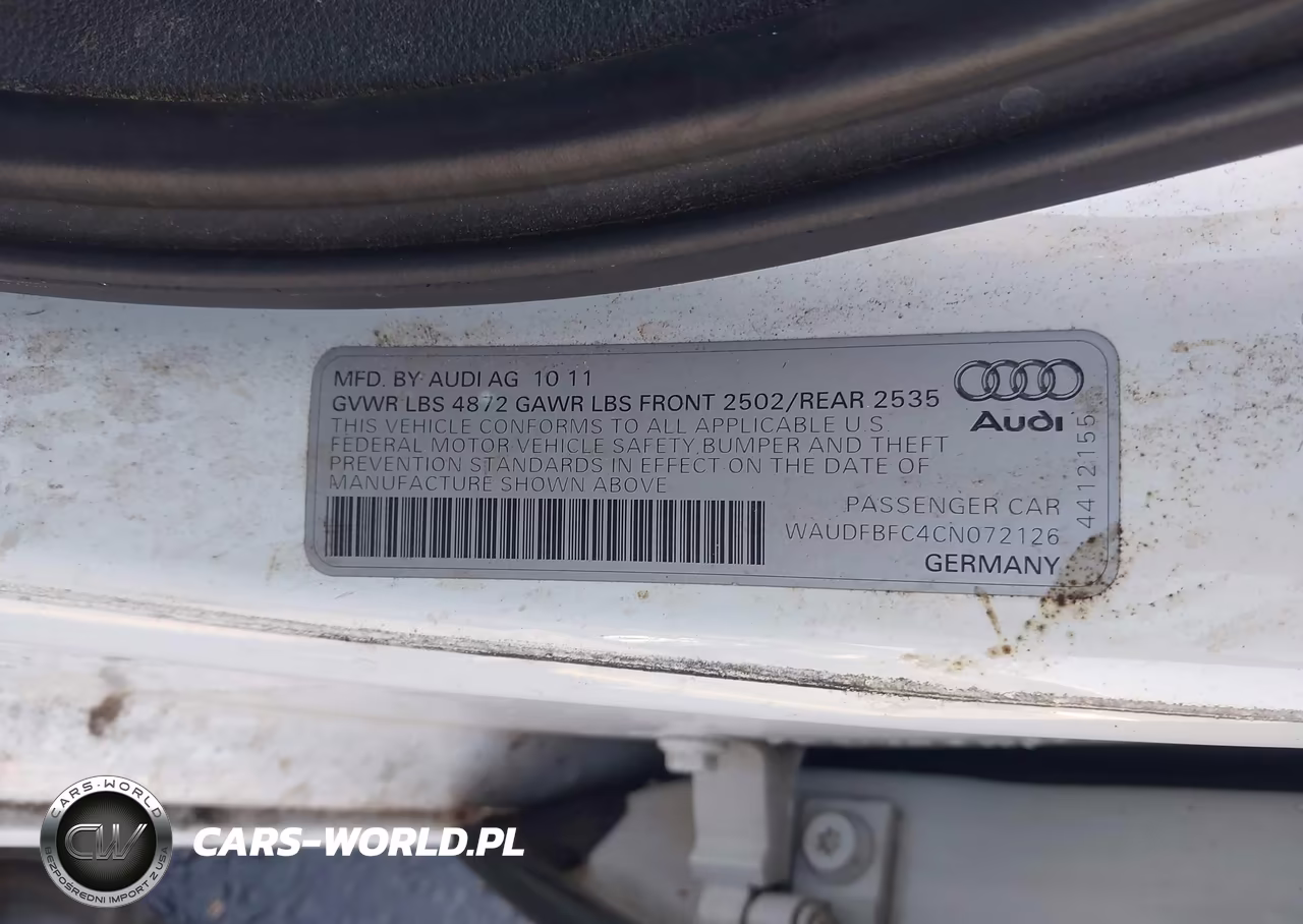 2012 Audi A6 2.0T Premium VIN:WAUDFBFC4CN072126 - 9