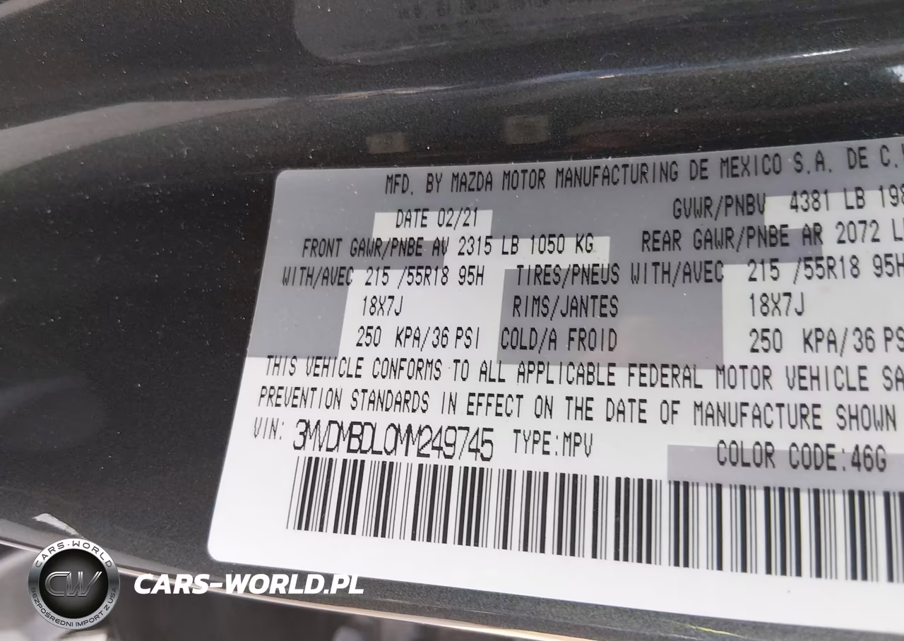 2021 Mazda Cx-30 Premium VIN:3MVDMBDL0MM249745 - 9