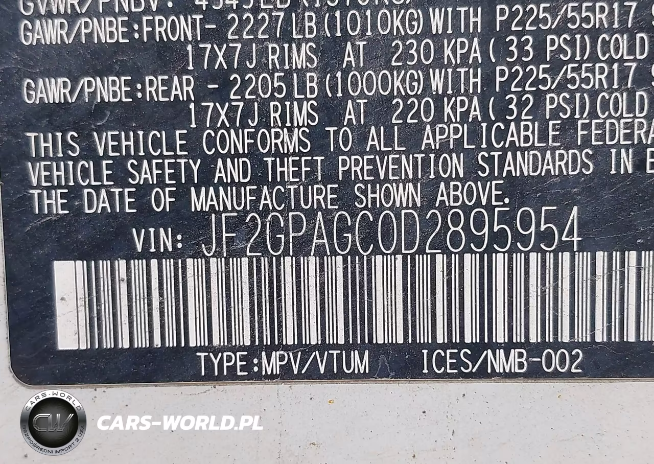 2013 Subaru Xv Crosstrek 2.0I Limited VIN:JF2GPAGC0D2895954 - 9