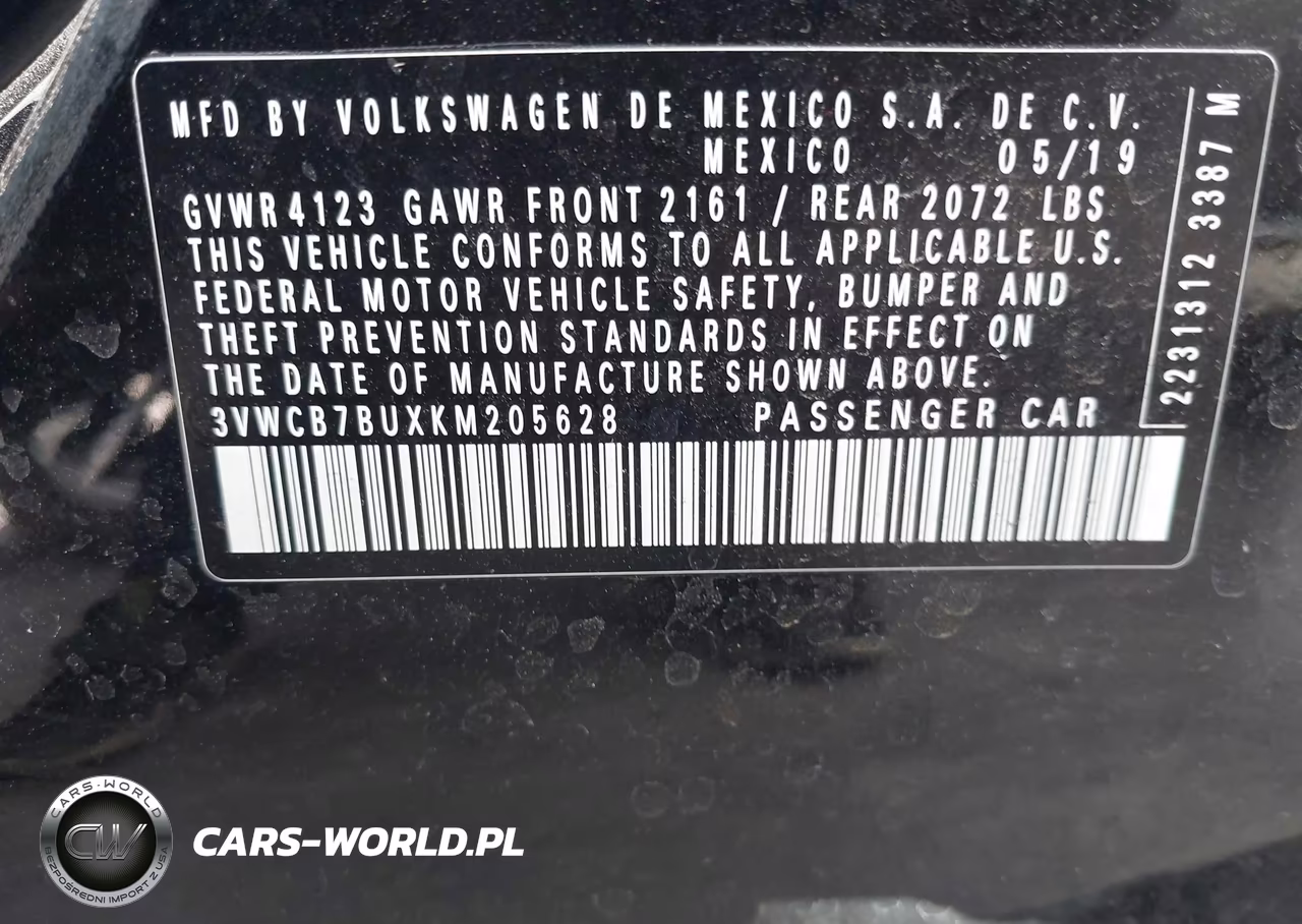 2019 Volkswagen Jetta 1.4T R-Line-1.4T S-1.4T Se VIN:3VWCB7BUXKM205628 - 9
