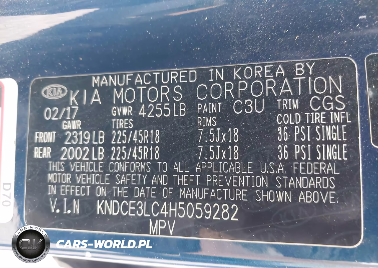 2017 Kia Niro Touring VIN:KNDCE3LC4H5059282 - 9