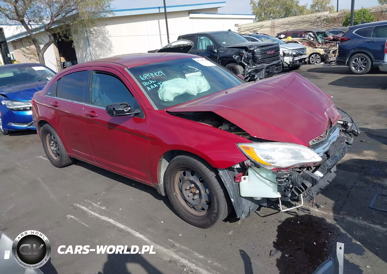 2014 Chrysler 200 Lx VIN:1C3CCBABXEN212080 - 1