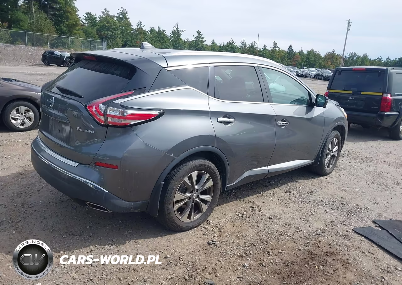 2016 Nissan Murano Sl VIN:5N1AZ2MH3GN168472 - 4
