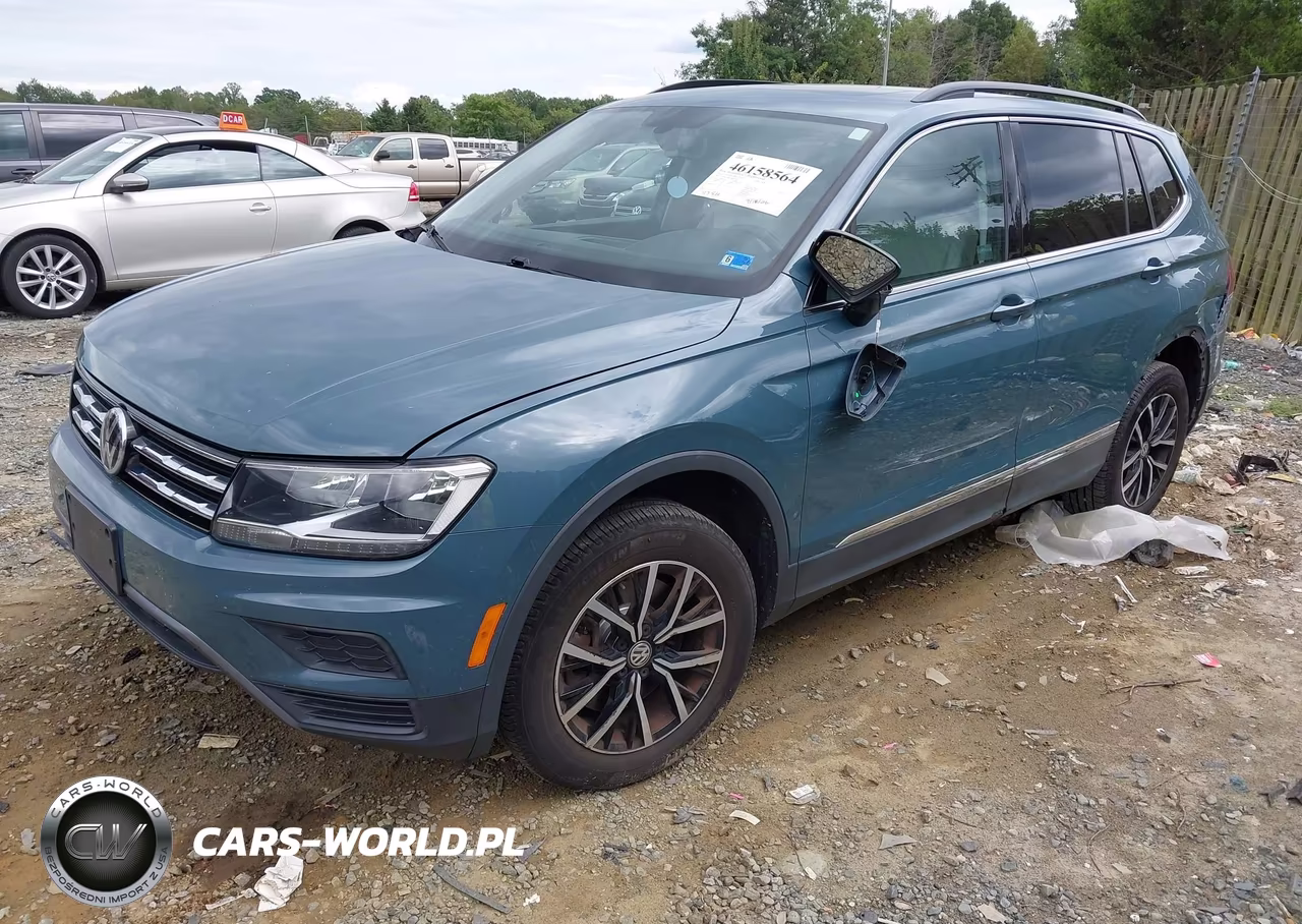 2021 Volkswagen Tiguan 2.0T Se R-Line Black-Se-Sel VIN:3VV2B7AX7MM050633 - 2