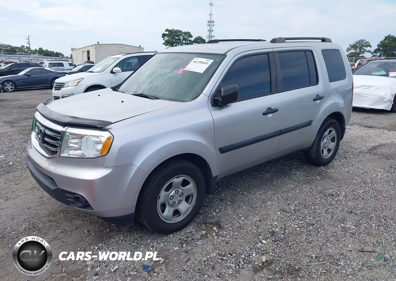 2013 Honda Pilot Lx VIN:5FNYF3H28DB042609 - 2