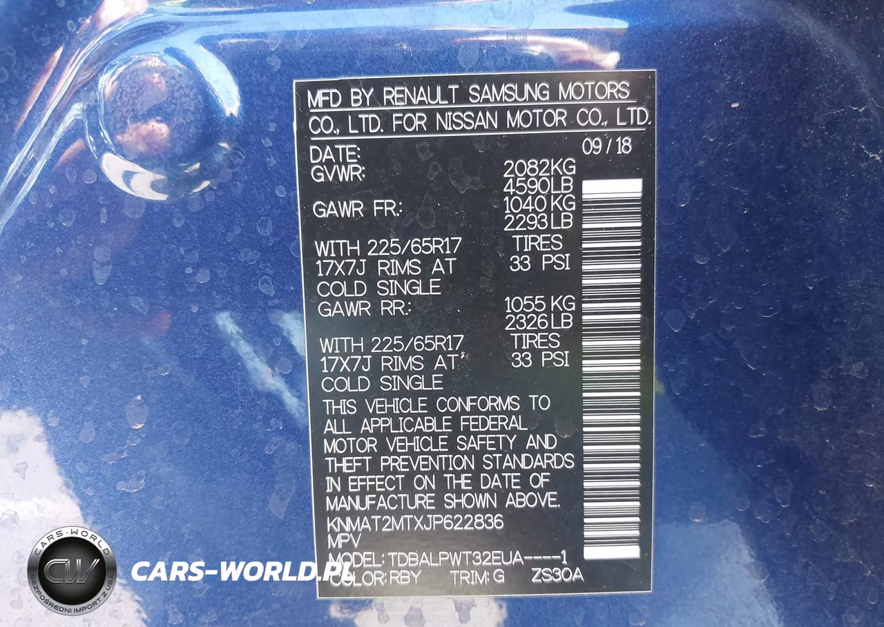 2018 Nissan Rogue S VIN:KNMAT2MTXJP622836 - 9