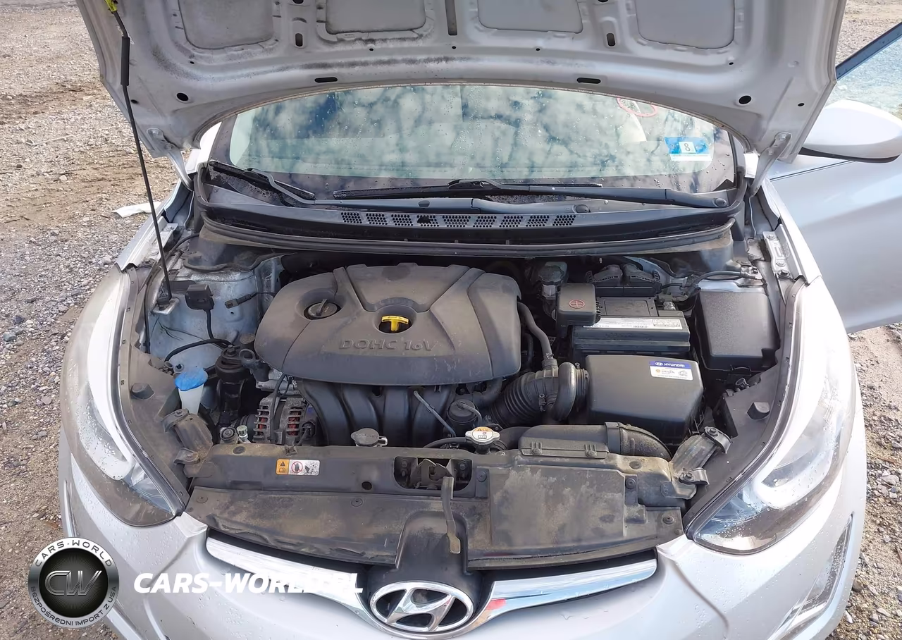 2014 Hyundai Elantra Se VIN:KMHDH4AE9EU071883 - 10