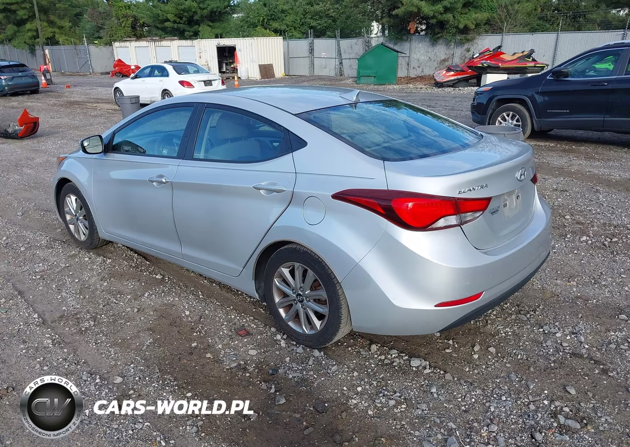 2014 Hyundai Elantra Se VIN:KMHDH4AE9EU071883 - 3