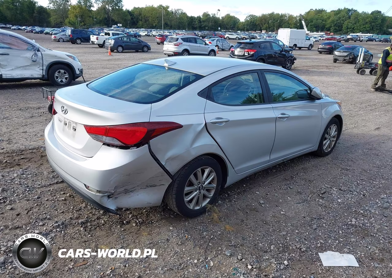 2014 Hyundai Elantra Se VIN:KMHDH4AE9EU071883 - 4