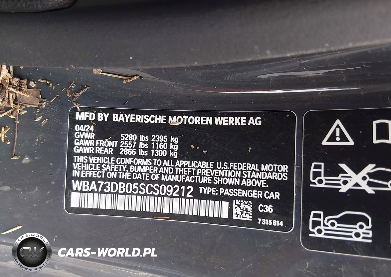 2025 BMW M440I xDrive VIN:WBA73DB05SCS09212 - 9