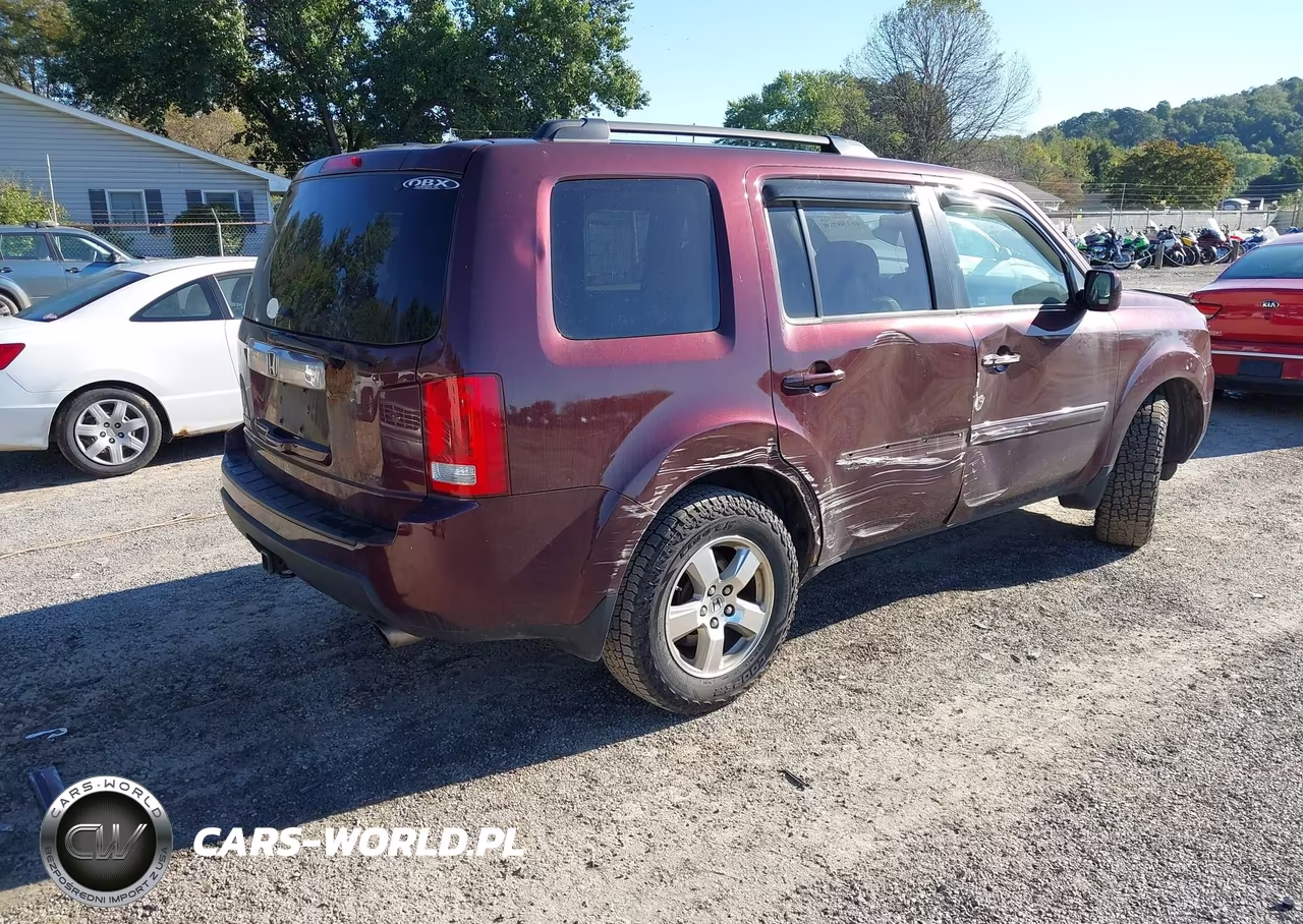 2009 Honda Pilot Ex-L VIN:5FNYF48629B031167 - 4