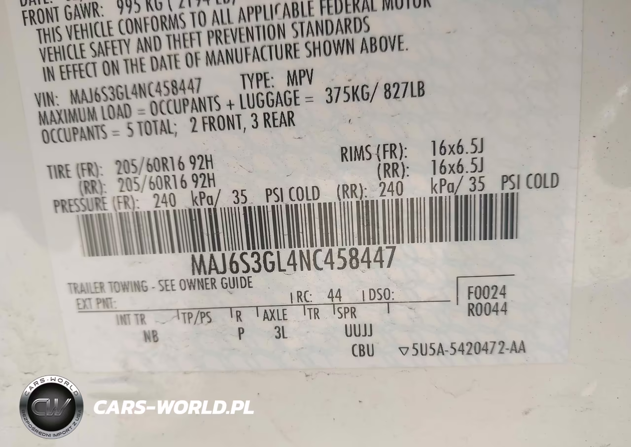 2022 Ford Ecosport Se VIN:MAJ6S3GL4NC458447 - 9