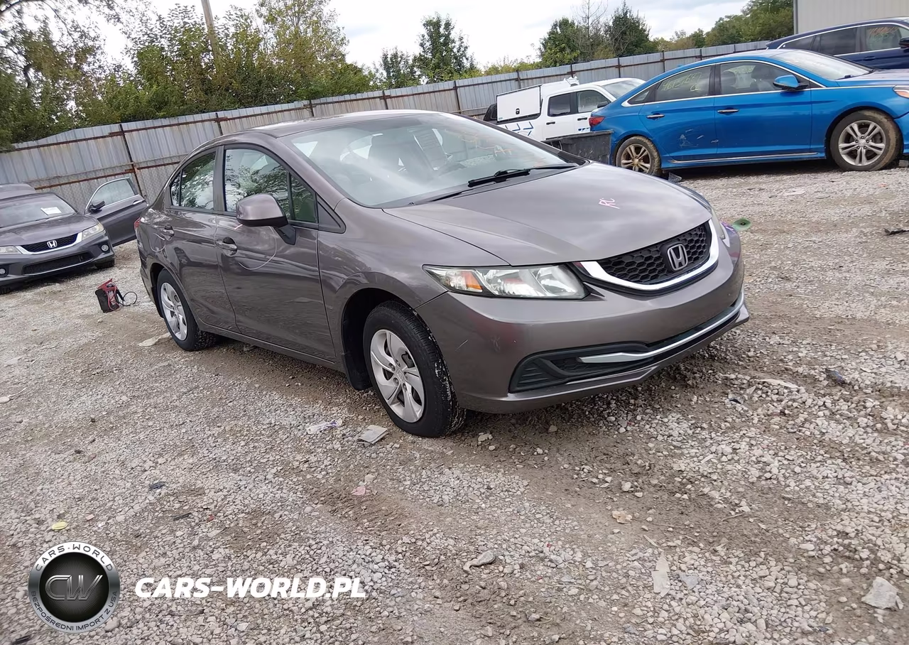 2013 Honda Civic Lx VIN:19XFB2F58DE094032 - 1