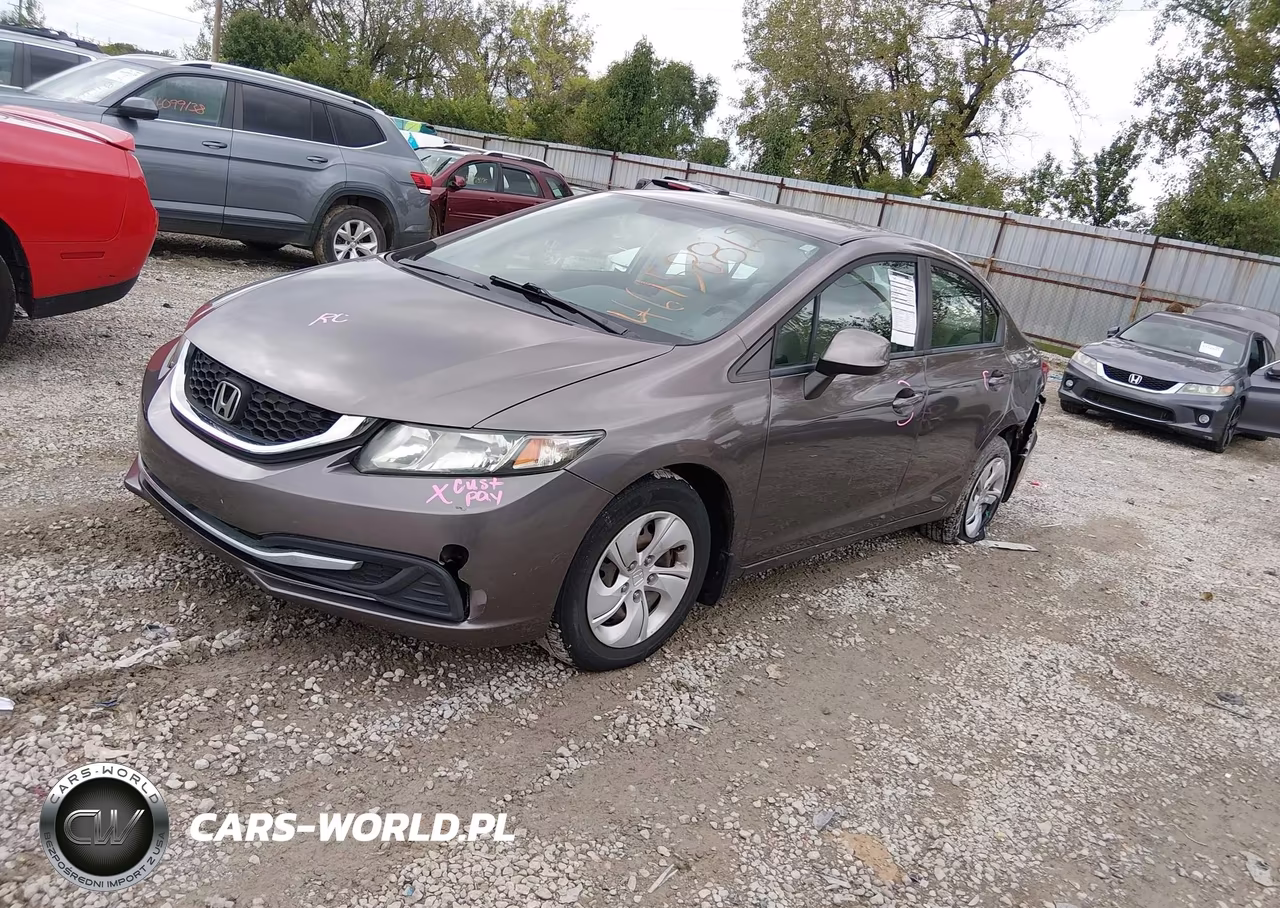 2013 Honda Civic Lx VIN:19XFB2F58DE094032 - 2