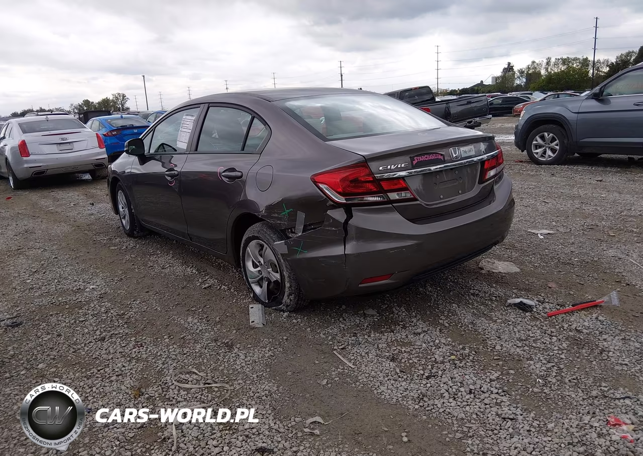 2013 Honda Civic Lx VIN:19XFB2F58DE094032 - 3