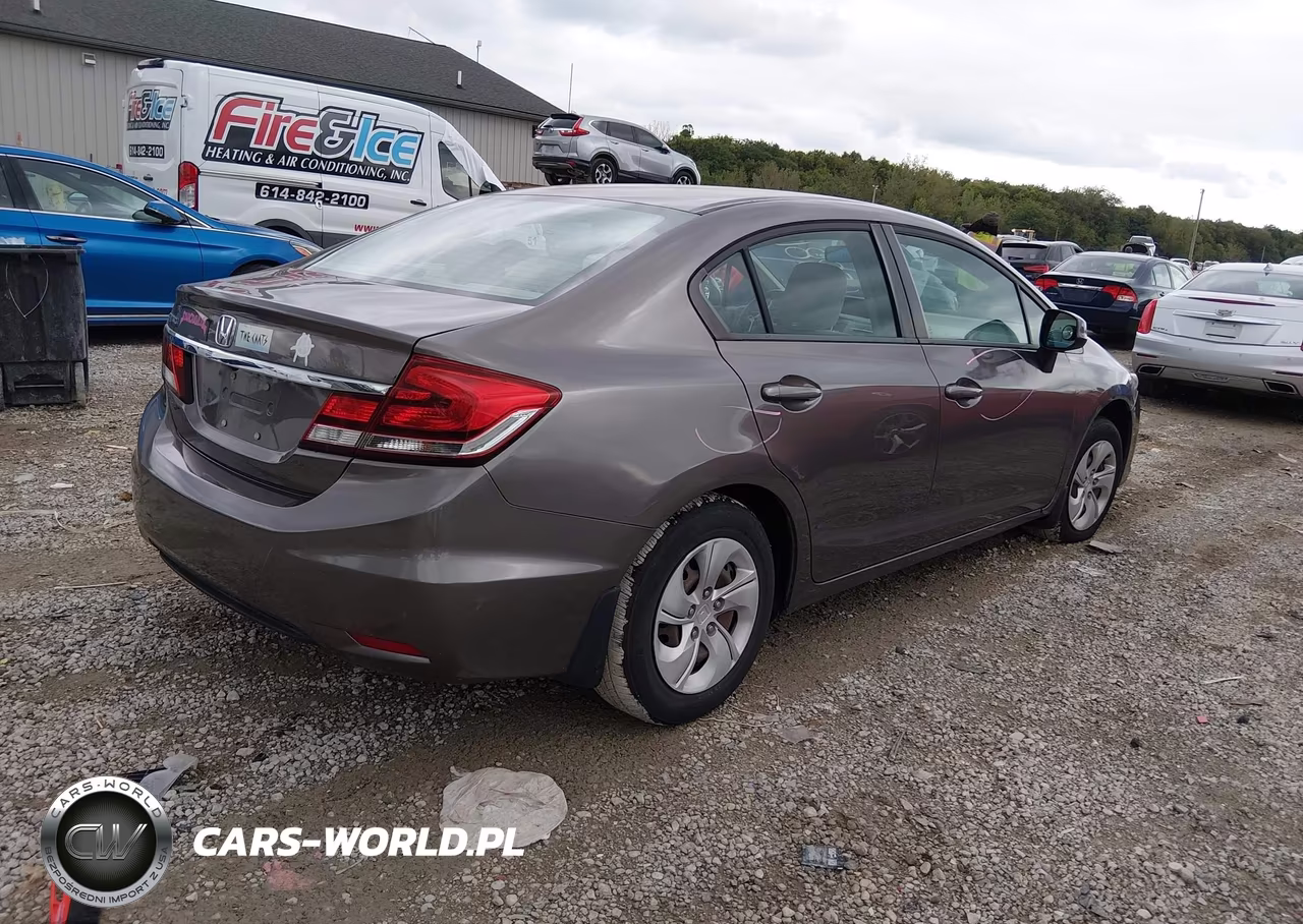 2013 Honda Civic Lx VIN:19XFB2F58DE094032 - 4