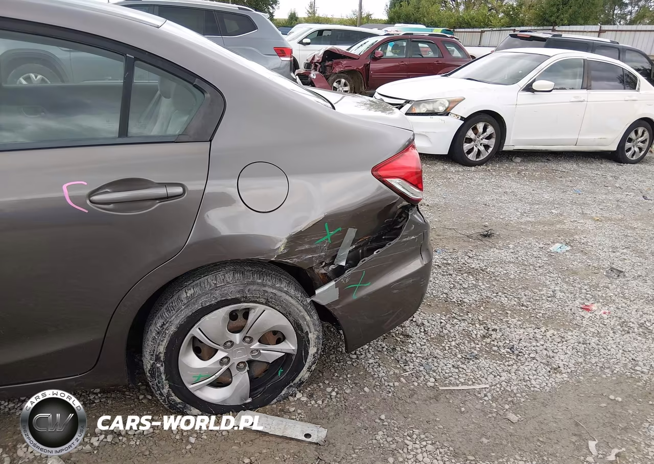 2013 Honda Civic Lx VIN:19XFB2F58DE094032 - 6