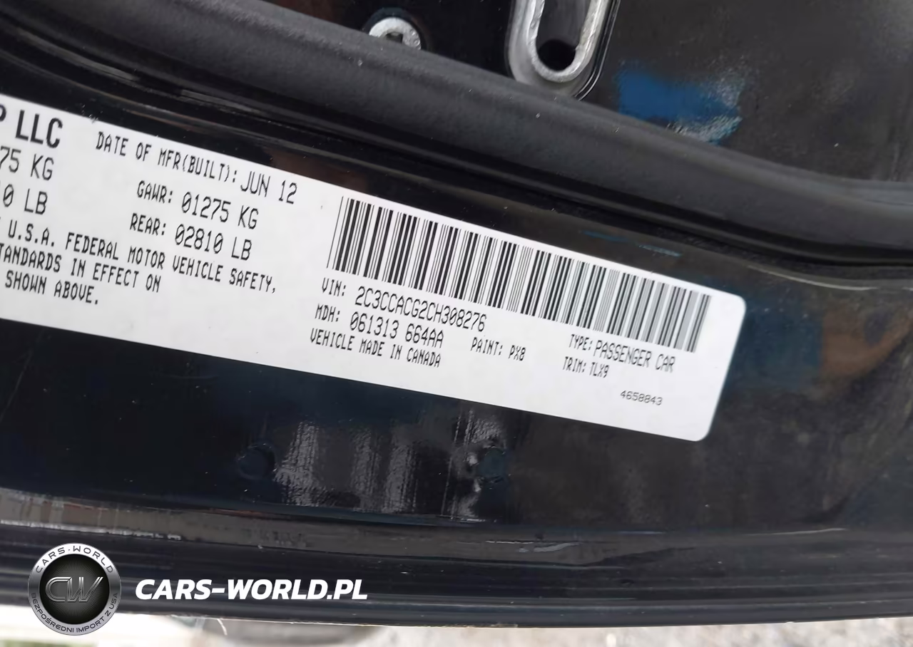 2012 Chrysler 300 Limited VIN:2C3CCACG2CH308276 - 9
