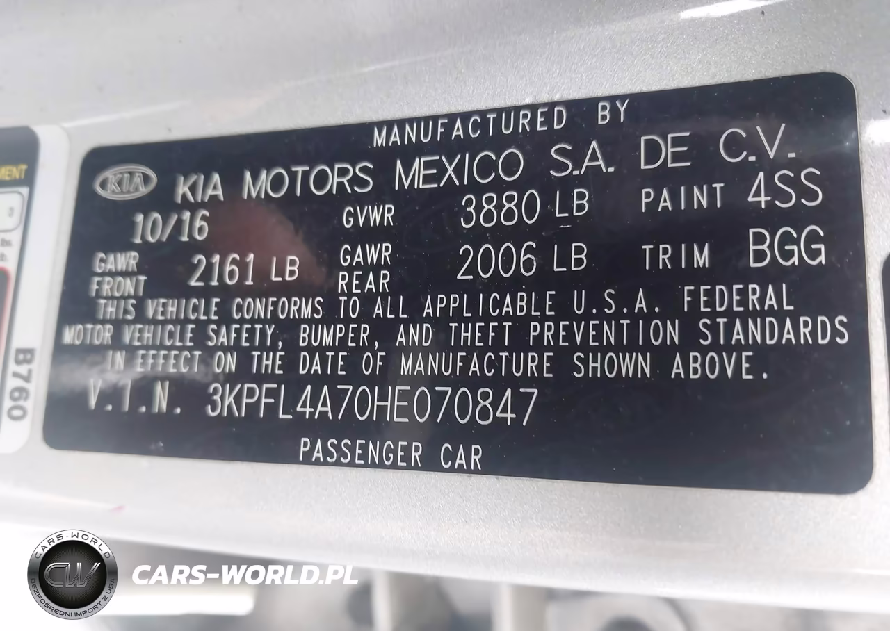 2017 Kia Forte Lx-S VIN:3KPFL4A70HE070847 - 9