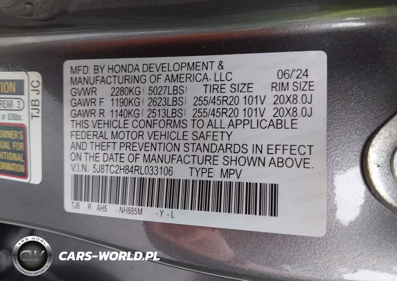 2024 Acura Rdx A-Spec Advance Package VIN:5J8TC2H84RL033106 - 9
