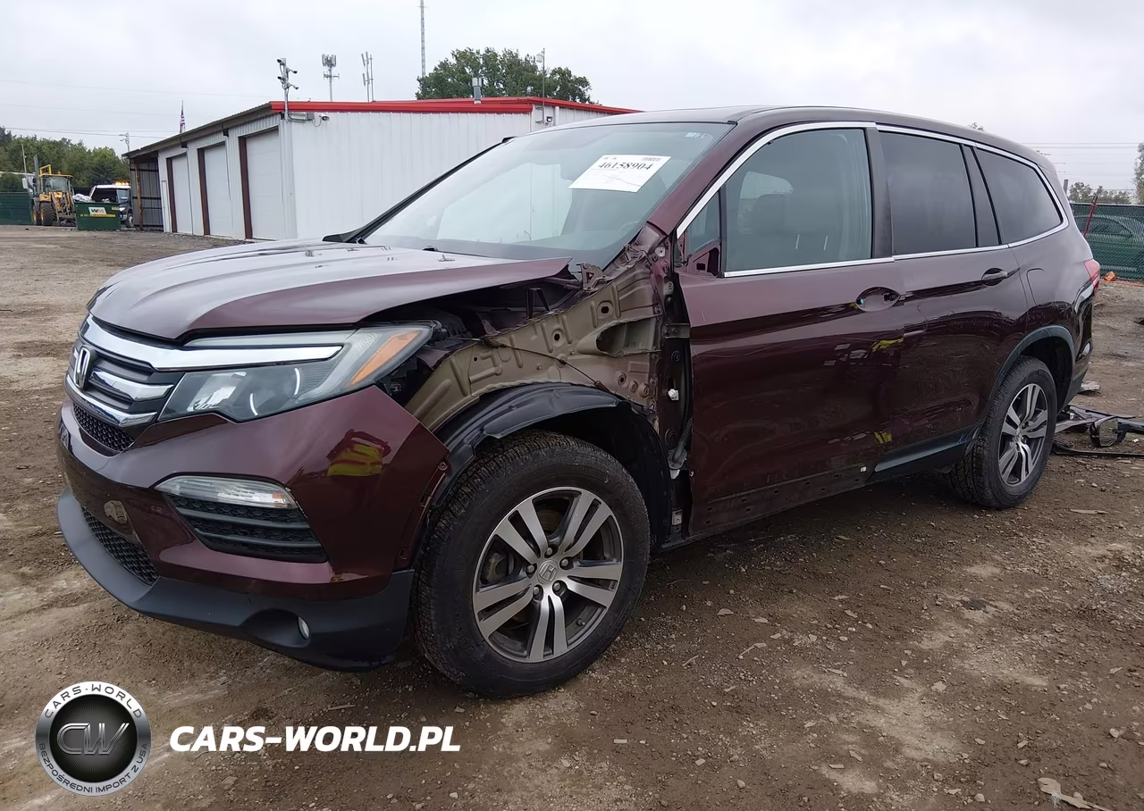 2016 Honda Pilot Ex-L VIN:5FNYF6H51GB061373 - 2