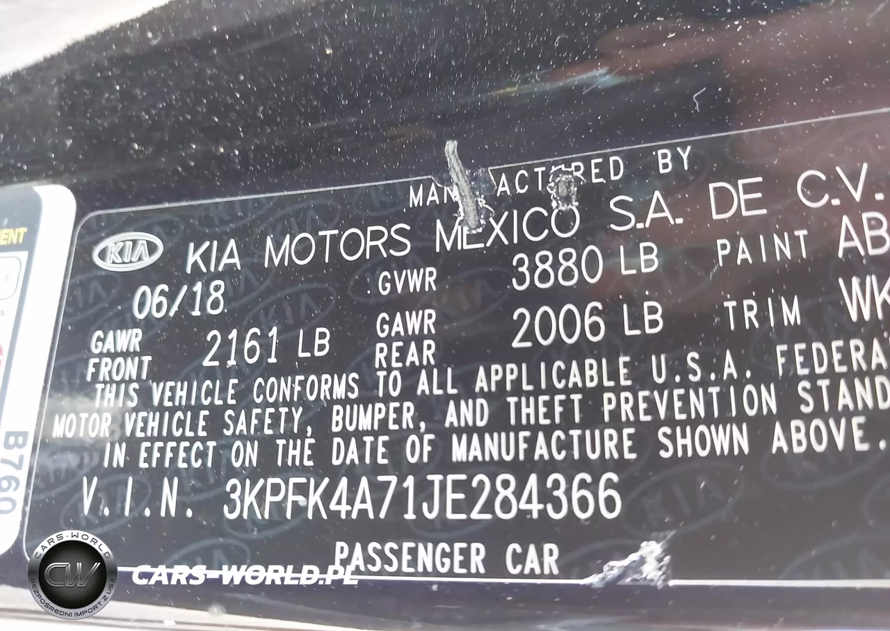 2018 Kia Forte Lx VIN:3KPFK4A71JE284366 - 8