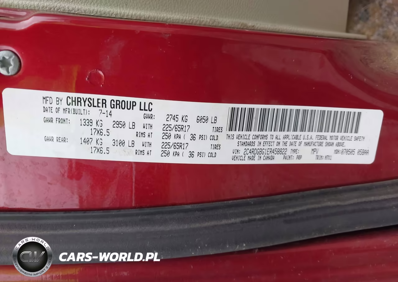 2014 Dodge Grand Caravan Se 30Th Anniversary VIN:2C4RDGBG1ER458822 - 9