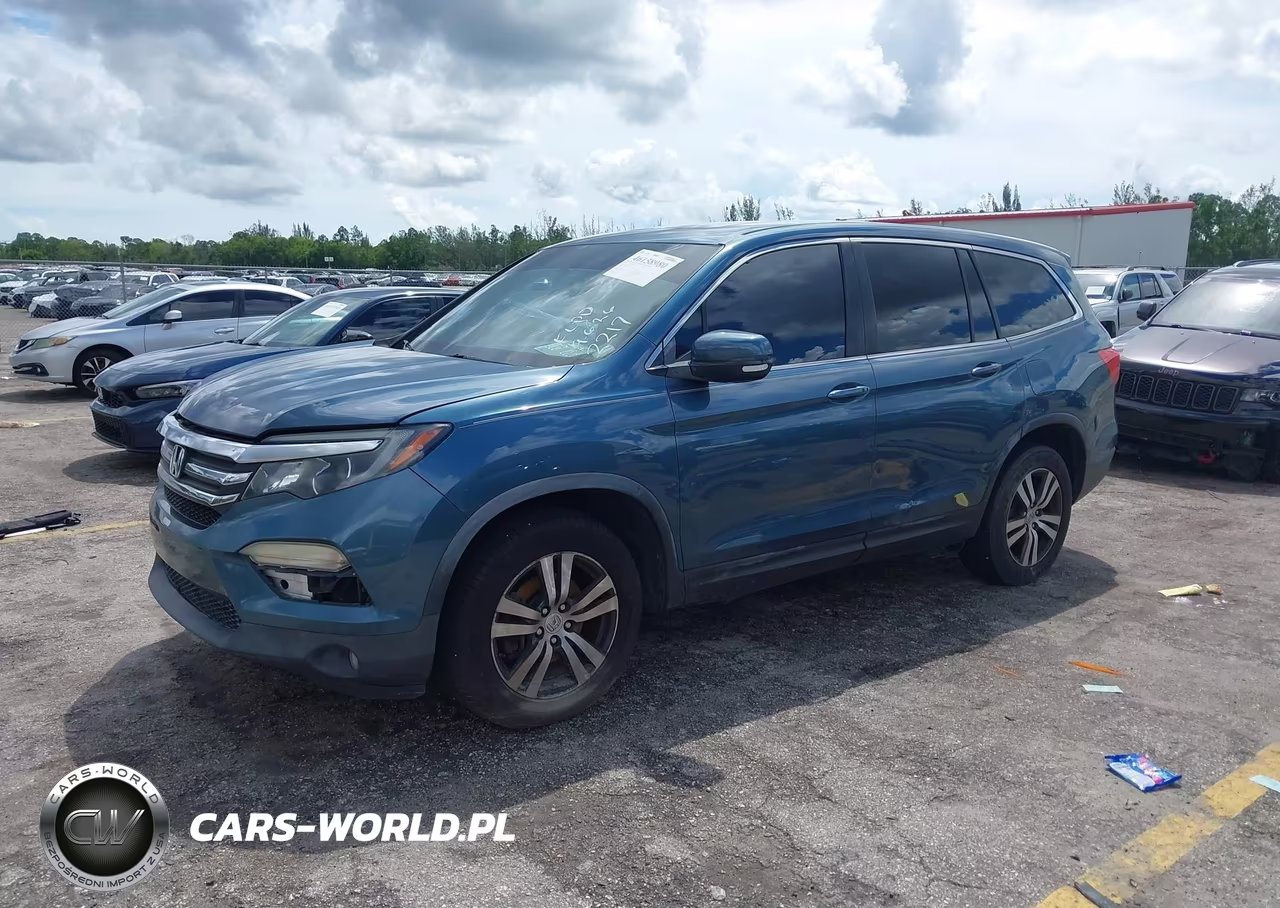2016 Honda Pilot Ex-L VIN:5FNYF5H54GB032217 - 2