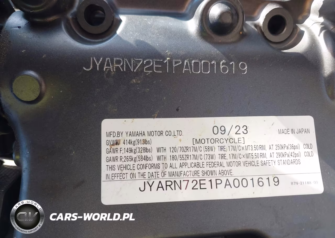2023 Yamaha Mt09 D VIN:JYARN72E1PA001619 - 10