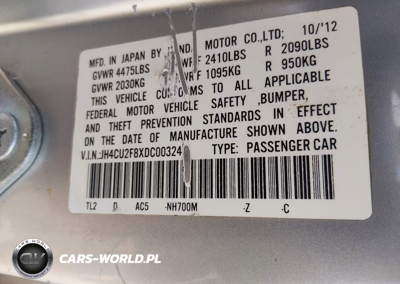 2013 Acura Tsx 2.4 VIN:JH4CU2F8XDC003243 - 9