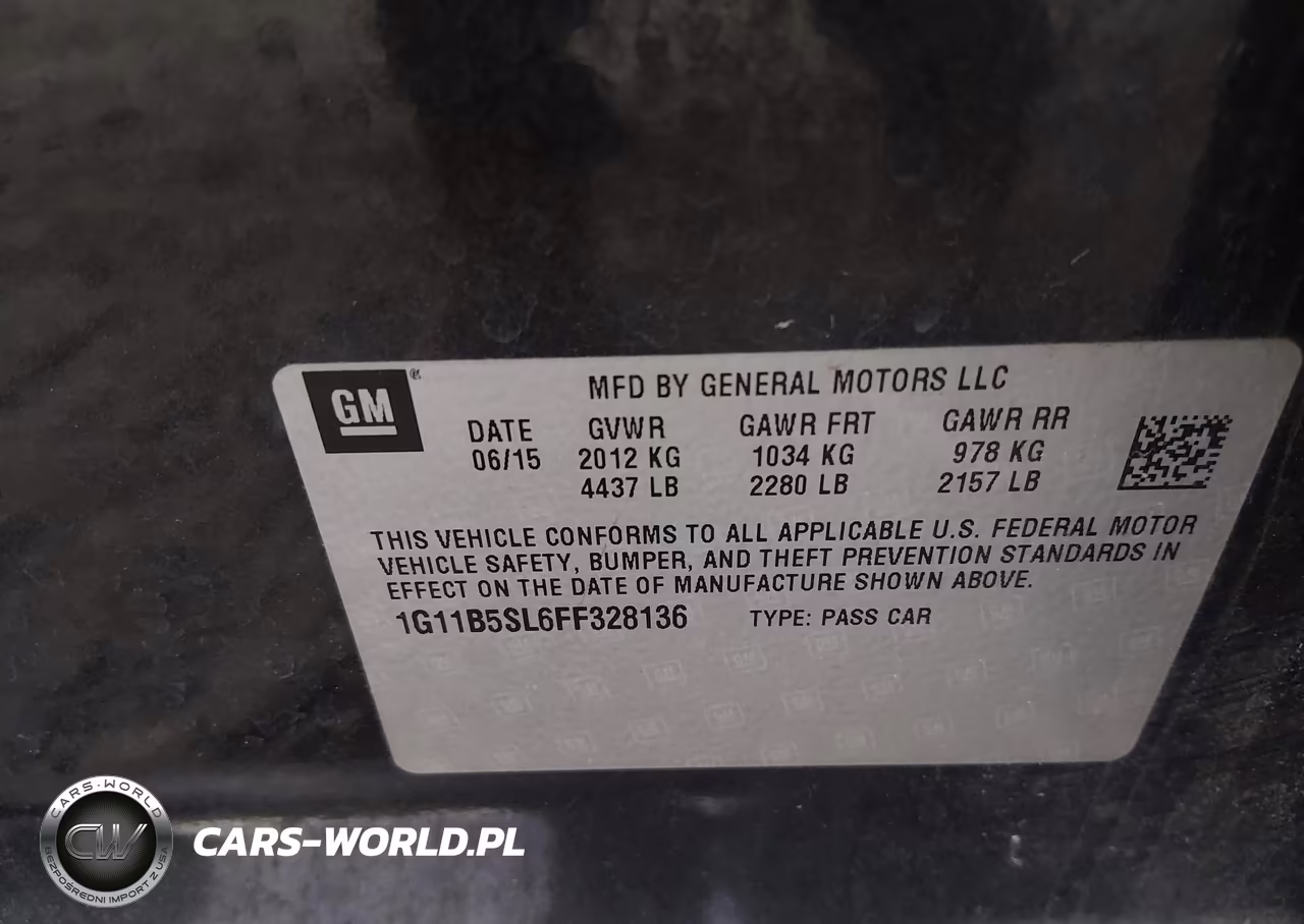 2015 Chevrolet Malibu Ls VIN:1G11B5SL6FF328136 - 9
