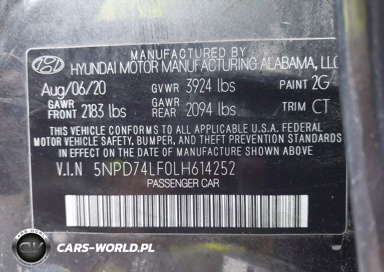 2020 Hyundai Elantra Se VIN:5NPD74LF0LH614252 - 9