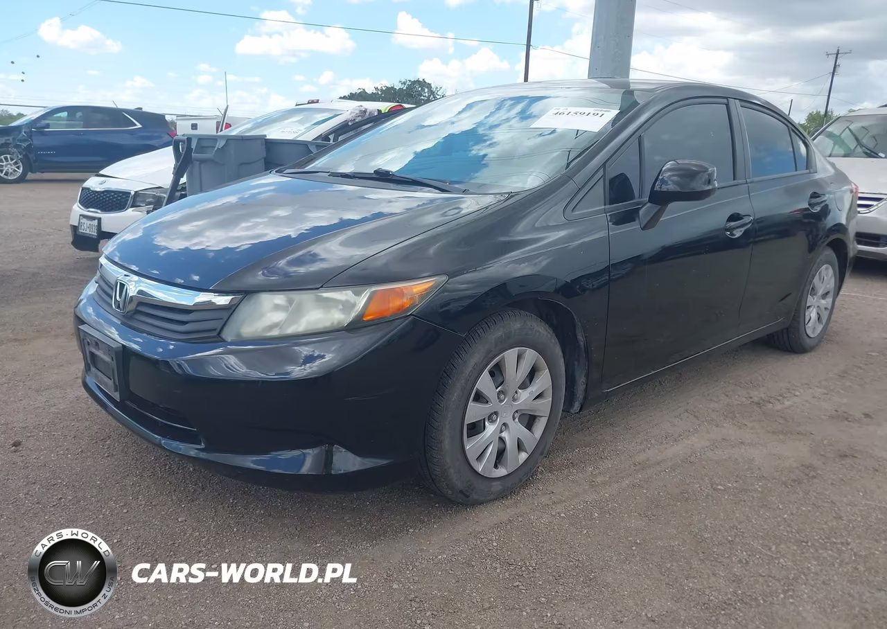 2012 Honda Civic Lx VIN:2HGFB2F50CH329351 - 2