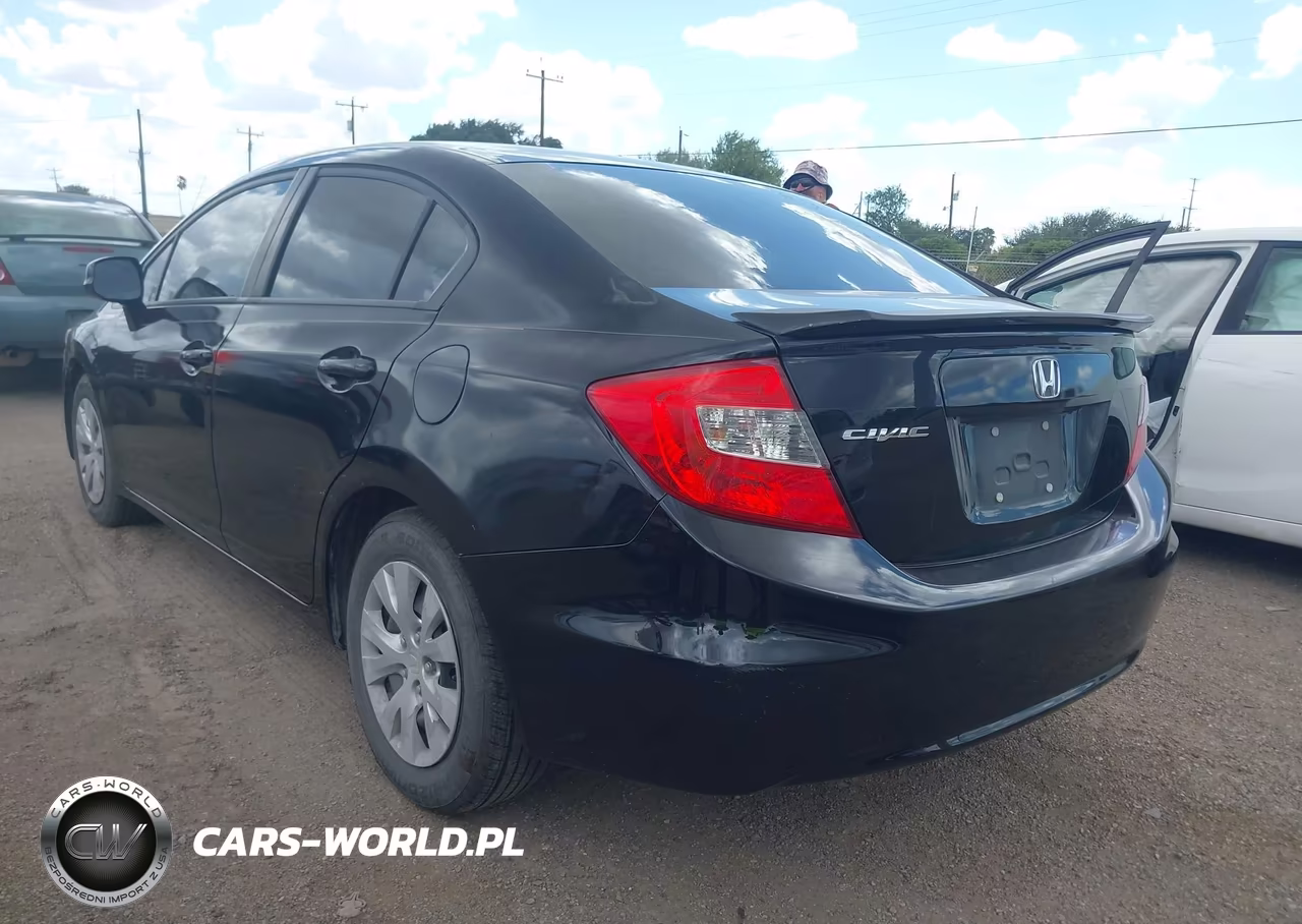 2012 Honda Civic Lx VIN:2HGFB2F50CH329351 - 3