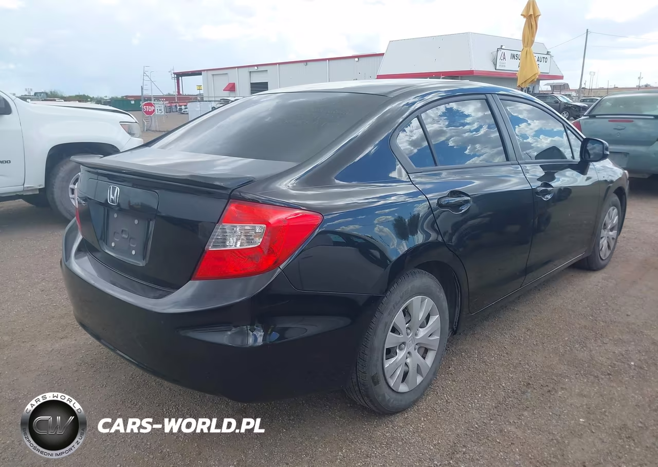2012 Honda Civic Lx VIN:2HGFB2F50CH329351 - 4