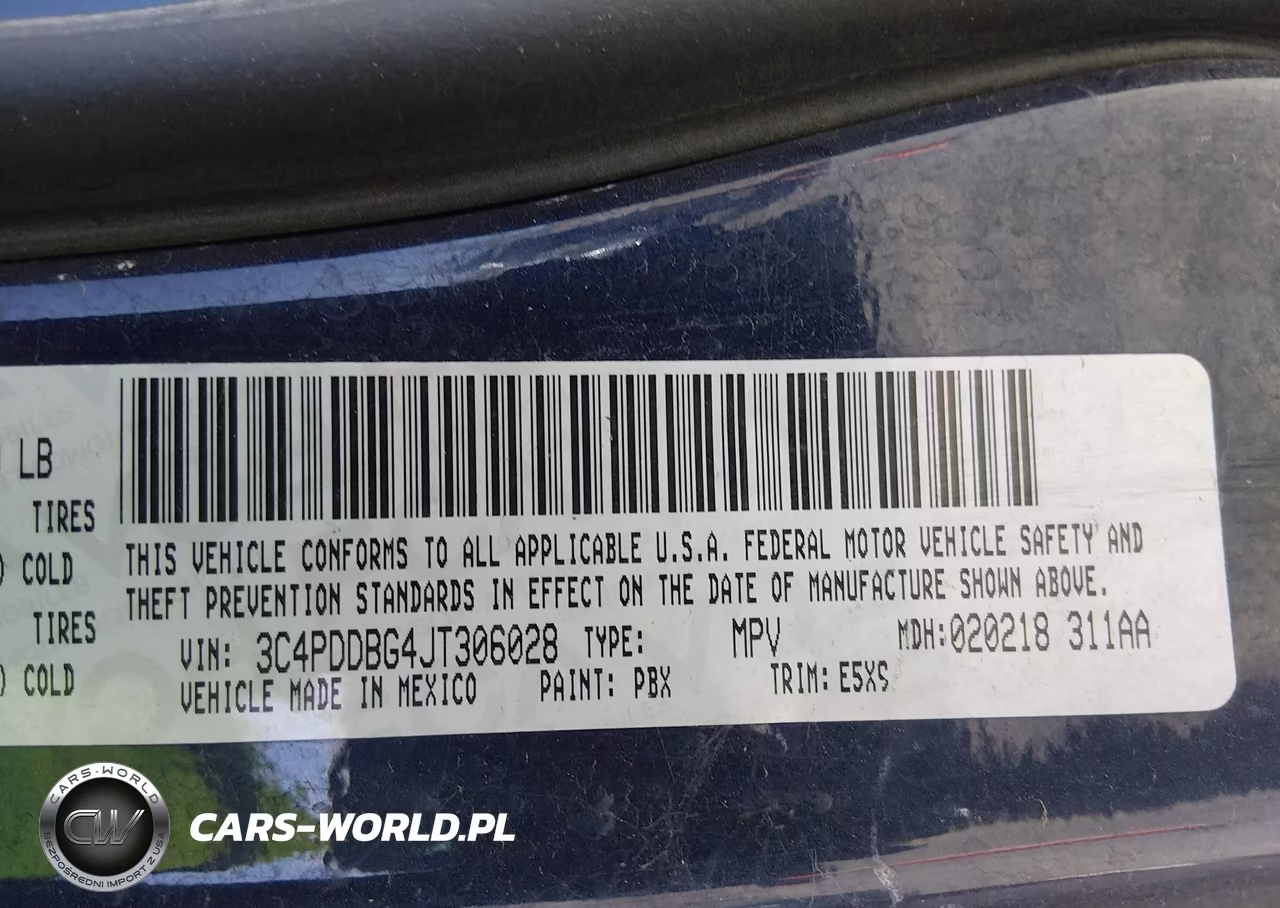 2018 Dodge Journey Sxt Awd VIN:3C4PDDBG4JT306028 - 9