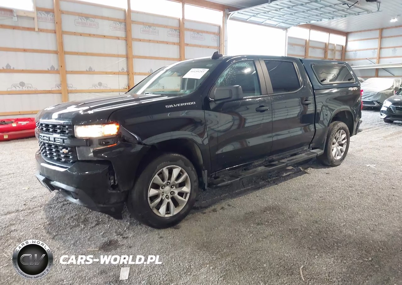 2020 Chevrolet Silverado 1500 4Wd Short Bed Custom VIN:1GCPYBEHXLZ343772 - 2
