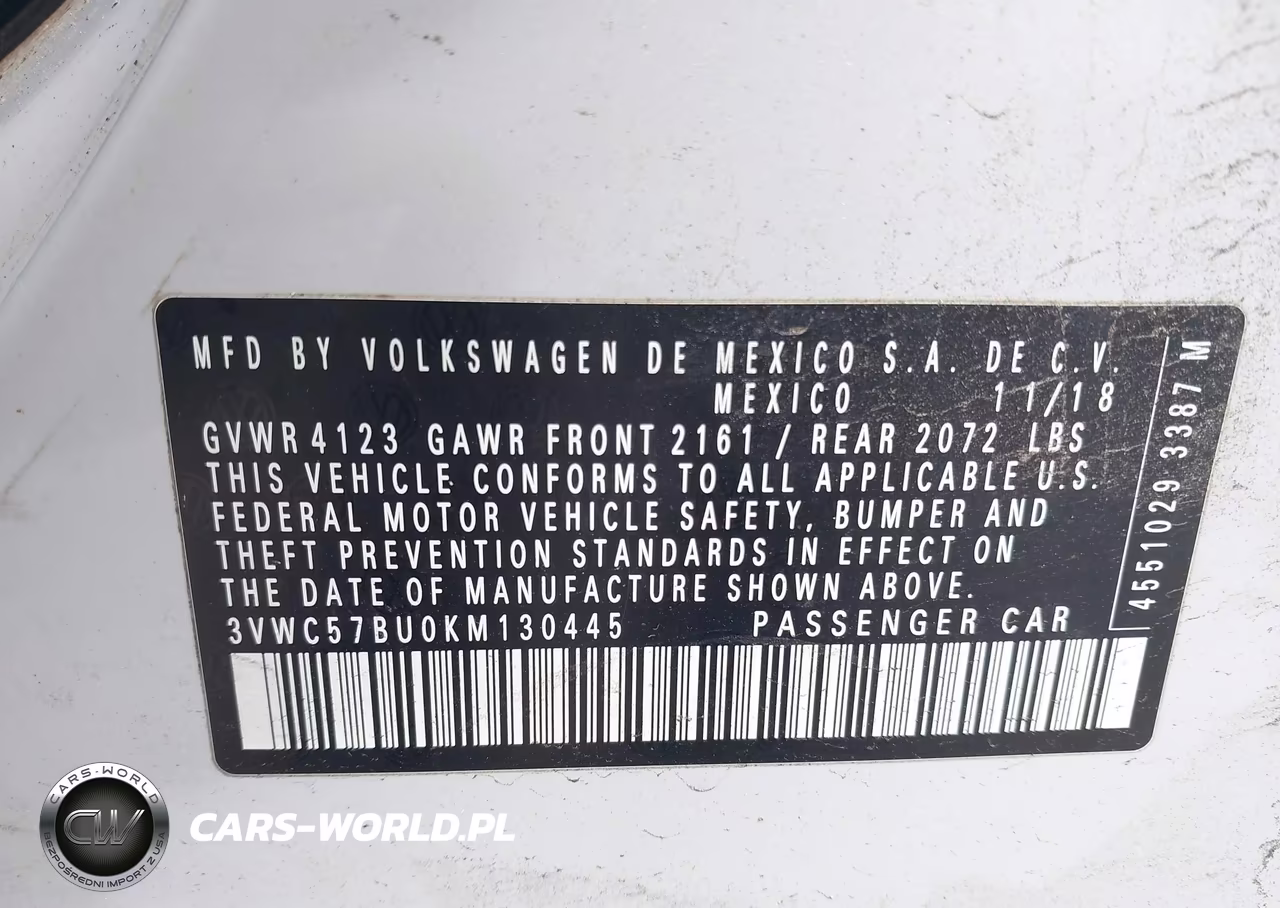 2019 Volkswagen Jetta 1.4T R-Line-1.4T S-1.4T Se VIN:3VWC57BU0KM130445 - 9