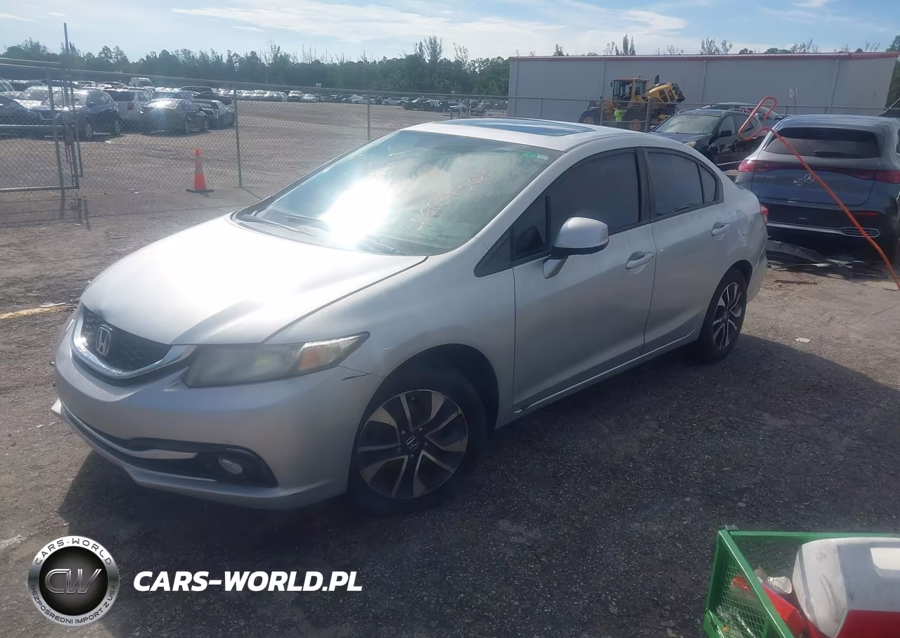 2013 Honda Civic Ex-L VIN:2HGFB2F95DH554529 - 2