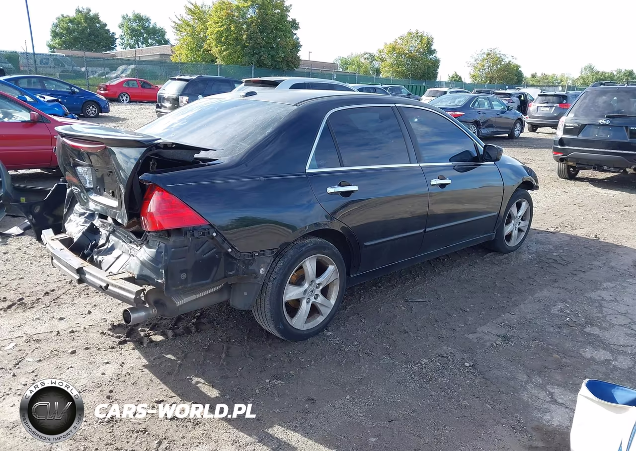 2007 Honda Accord 3.0 Ex VIN:1HGCM66537A087339 - 4
